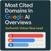 Most Cited Domains in Google AI Overviews Reveal What Google’s AI Really Values