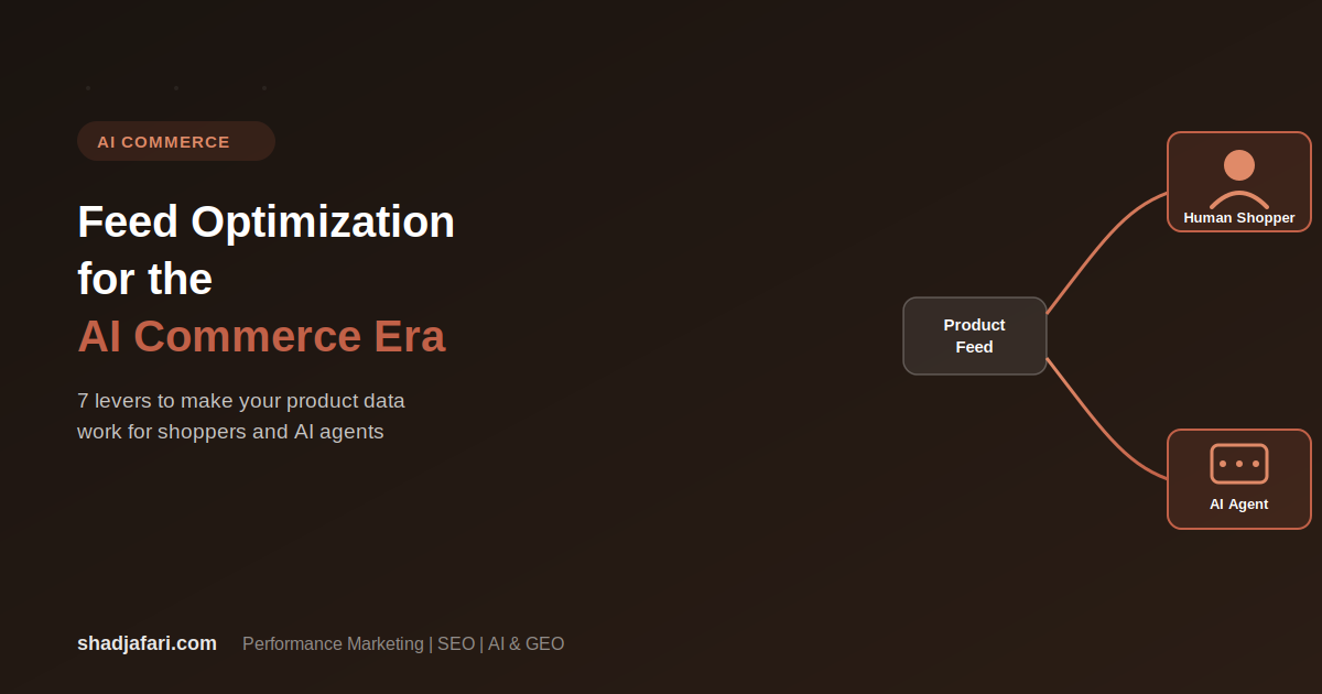 Feed Optimization for AI Commerce: 7 Levers (2026 Guide)